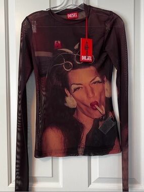 All Together Clubhouse x Diesel Mesh Top